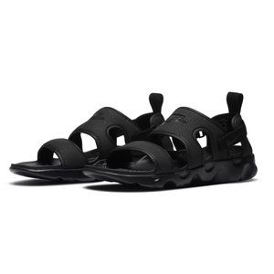 NIKE Women's Owaysis Sandal - Black on Black Size 12 - New NWT